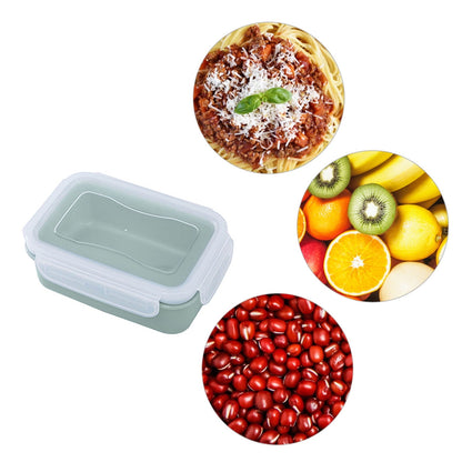 Plastic Meal Prep Containers with Lids, Food Storage Containers with Snap Locking Lids, Airtight Lunch Containers, Microwave, Oven, Freezer and Dishwasher (Blue/1 Pcs) 5.5x3.7 5.5" x 3.7" Green