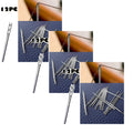 Large Eye Sharp Needles, Self Threading Needles for Hand Sewing, Easy to Thread Big Eye Sewing Needles, Embroidery Needles Blind Needles in 3 Sizes 1.38/1.5/1.65 in for DIY Embroidery Sewing, 12 Pcs Multisize Silver*3 Set