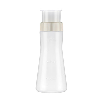1Pc Cake Syrup Dispense,350ml Graduated Plastic Squeeze Bottle,Rain Spray Bottle with Sealing Lid,for Soaking Simple Honey Syrup Bottle Simple Syrup Bottles,Easy Storage Reusable Baking Tools(White) White