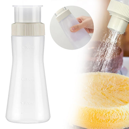 1Pc Cake Syrup Dispense,350ml Graduated Plastic Squeeze Bottle,Rain Spray Bottle with Sealing Lid,for Soaking Simple Honey Syrup Bottle Simple Syrup Bottles,Easy Storage Reusable Baking Tools(White) White