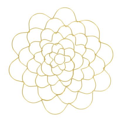 Stainless Steel Flower Arranger Frog, Wire Flower Arrangement Holder, Round Floral Lid Organizer Grid Tool, for Floral Plant Vase Stems Bouquets Fixation, Gold, 4 Inches 4" Gold