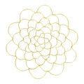 Stainless Steel Flower Arranger Frog, Wire Flower Arrangement Holder, Round Floral Lid Organizer Grid Tool, for Floral Plant Vase Stems Bouquets Fixation, Gold, 4 Inches 6" Gold
