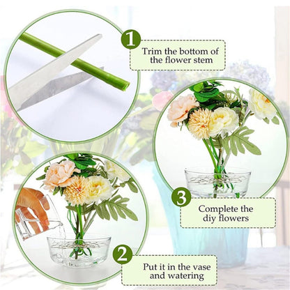 Stainless Steel Flower Arranger Frog, Wire Flower Arrangement Holder, Round Floral Lid Organizer Grid Tool, for Floral Plant Vase Stems Bouquets Fixation, Gold, 4 Inches 6" Gold