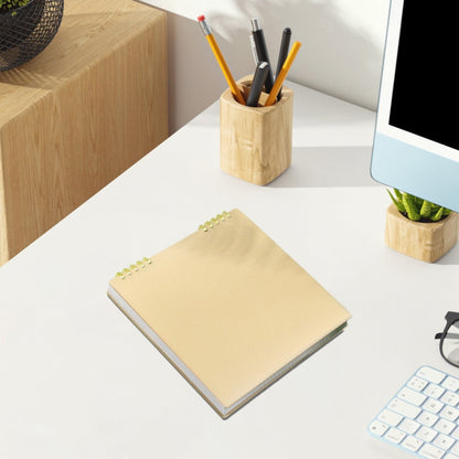 Sketch Book Sketchpad,Journal Memo Notebook Notepads Grids Notebook Writing Notebook for Sketching Scribbling Notebook Journal Refillable Notebooks,Top Spiral Bound Sketch Pad,7.87x7.56" Beige