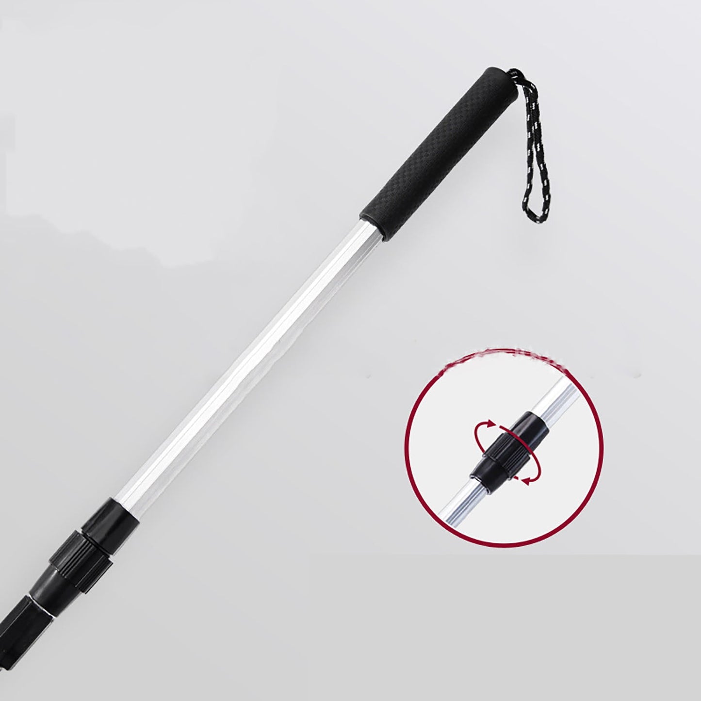 Shark Tooth Sifter, Beach Sand Sifter, Shell Scooper for Beach, Sand Dipper Shovel and Shelling Tools with Retractable Long Handle for Adults, 35.43x3.93 35.43" x 3.93" Black