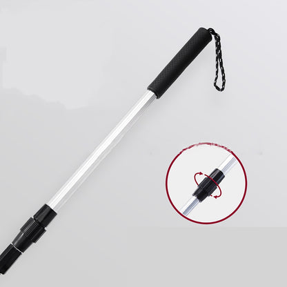 Shark Tooth Sifter, Beach Sand Sifter, Shell Scooper for Beach, Sand Dipper Shovel and Shelling Tools with Retractable Long Handle for Adults, 35.43x3.93 35.43" x 3.93" Black