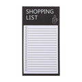 Magnetic Notepads for Fridge, Big Notepads for Shopping List,Reminders -Strong Magnetic Back- Memo Pads,Full Magnet Back Design Notepad for Shopping Lists,2.95x5.51" 50 Sheets Black