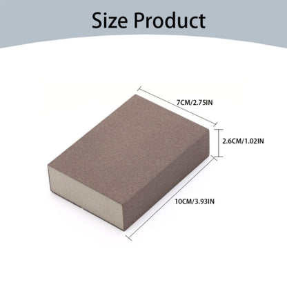 Sanding Sponge Sanding Blocks Assortment, Sand Paper for Wood Furniture, Sander Pads, Washable And Reusable Sanding Polishing Sponge Sandpaper for Drywall Metal Glasses Repair 120 Grit