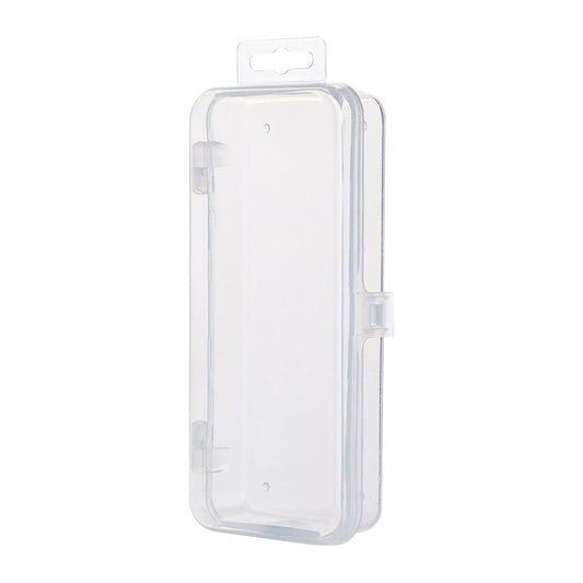 Rectangular Empty torage Box, Plastic Pencil Case, Clear Storage Container for Pencil,Crayon,Sticker,Cosmetics, 1 Pcs, 5.24x2.44x0.98 2.99" x 2.99" x 2.09" Clear