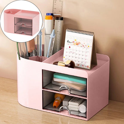 Rectangular Empty torage Box, Plastic Pencil Case, Clear Storage Container for Pencil,Crayon,Sticker,Cosmetics, 1 Pcs, 5.24x2.44x0.98 7.08" x 3.74" x 4.13" Pink