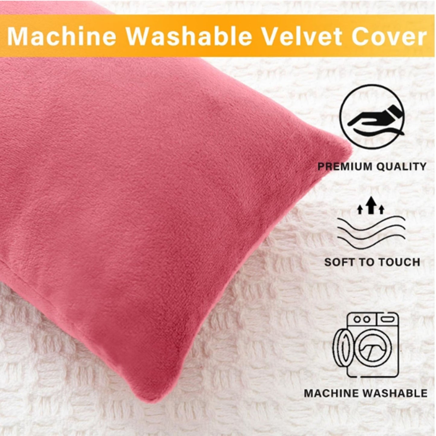 2 Pack Small Pillow, Cooling Memory Foam Mini Pillow 11 X 7 Inches for Sleeping, Travel, Nap and Neck, Knee, Lumbar Support, Tiny Pillow Cushion for Pet, Dogs 11" x 7" Hot Pink