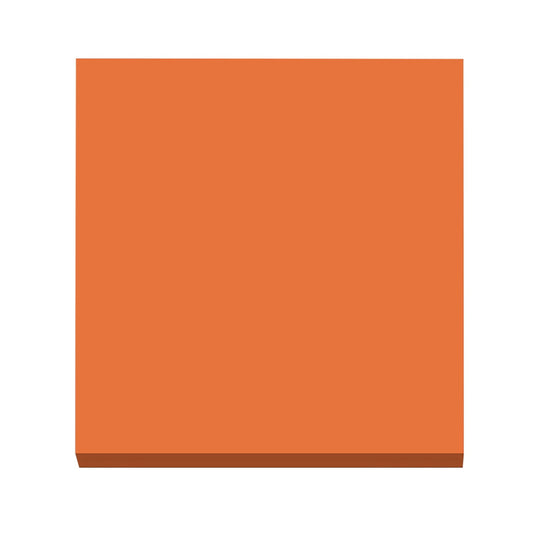 1 Pack Premium Multi-Use Sticky Notes 3x3 in Post Bright Stickies Colorful Super Sticking Power Memo Pads, Strong Adhesive, 100 Sheets/pad, Super Sticking Power Memo Pads(light blue,3x3") Orange