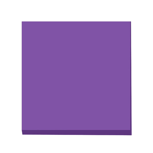 1 Pack Premium Multi-Use Sticky Notes 3x3 in Post Bright Stickies Colorful Super Sticking Power Memo Pads, Strong Adhesive, 100 Sheets/pad, Super Sticking Power Memo Pads(light blue,3x3") Purple