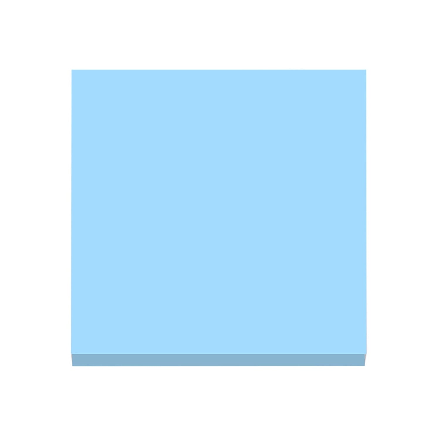 1 Pack Premium Multi-Use Sticky Notes 3x3 in Post Bright Stickies Colorful Super Sticking Power Memo Pads, Strong Adhesive, 100 Sheets/pad, Super Sticking Power Memo Pads(light blue,3x3") light blue