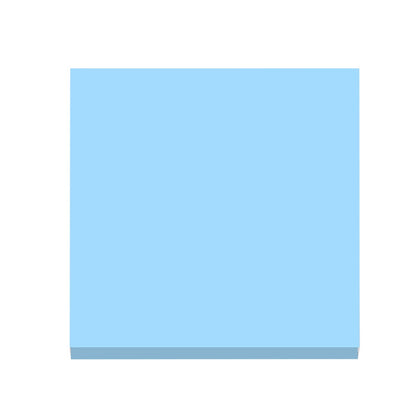 1 Pack Premium Multi-Use Sticky Notes 3x3 in Post Bright Stickies Colorful Super Sticking Power Memo Pads, Strong Adhesive, 100 Sheets/pad, Super Sticking Power Memo Pads(light blue,3x3") light blue