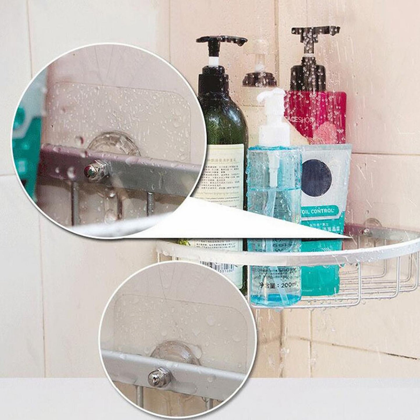 Self Adhesive Picture Hooks, Heavy Duty Picture Hangers Without Nails, Wall Hooks for Hanging, Transparent Waterproof Frame Hangers, Sticky Hook for Bathroom Kitchen, 3 Pcs, 2.4x2.4 2.4" x 2.4" White/3 Pcs