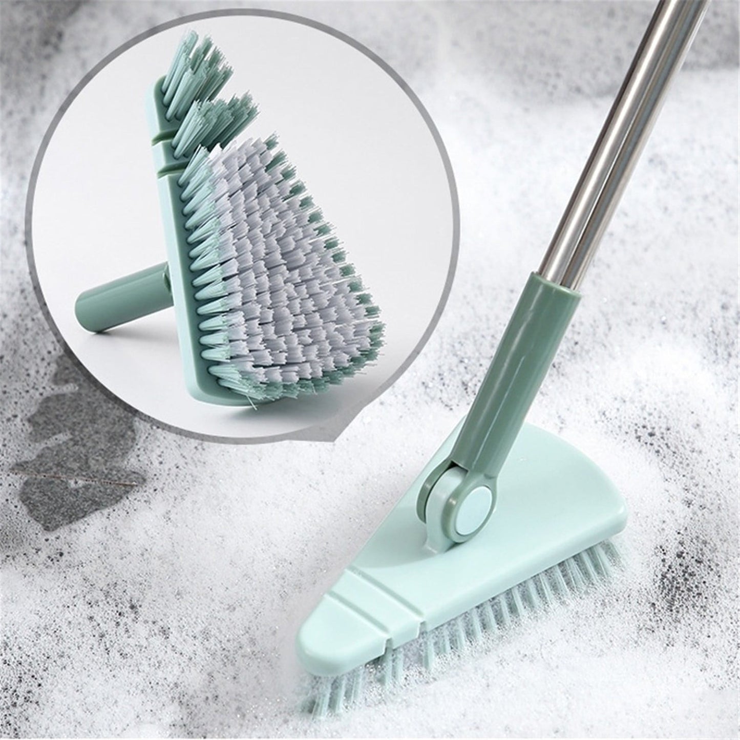 Retractable Gap Dust Cleaner Cleaning Tools with Extension Pole,Long Handle 48.5 inches Washable and Retractable Duster Brush for Cleaning Under Appliances Furniture Couch Fridge(Z1-Grey) Z2-Blue