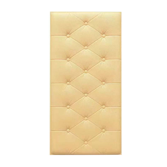 1Pcs 3D Anti Collision Wall Padding For Bedroom,Self Adhesive Peel And Stick Headboard Padded Wall Cushion Upholstered Self-Adhesive Wall Panels Playroom Decorative Protection Panel A