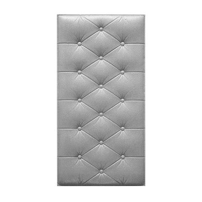 1Pcs 3D Anti Collision Wall Padding For Bedroom,Self Adhesive Peel And Stick Headboard Padded Wall Cushion Upholstered Self-Adhesive Wall Panels Playroom Decorative Protection Panel,A B