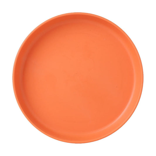 1Pcs Lightweight Mini Plastic Plates, Spit Bone Dishes ,Unbreakable Dinner Dishes Plates,Reusable Plate Dishwasher Microwave Safe, Dinner Plates, Plastic Plates Reusable,Easy To Clean,Green Blue