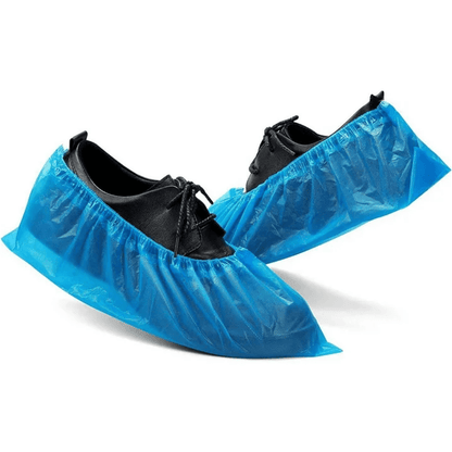 Shoe Covers Disposable Non-Slip For Indoors,100 Pieces (50 Pairs) Waterproof Shoe Booties Covers For Indoors,Waterproof Shoe Covers,Disposable Shoe Covers For Carpet Floor Protection 100PCS