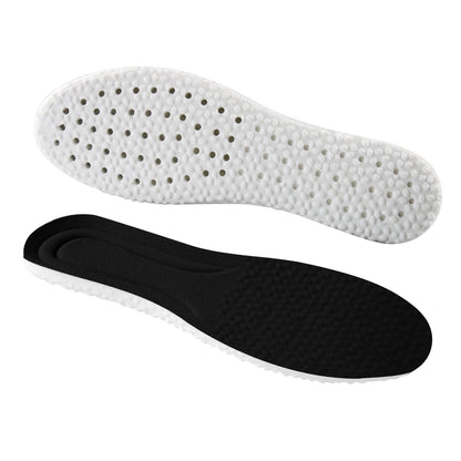 Steppers Insoles for Men Women, Massage Insole, Cloud Insole, Men's Comfortble Steppers Shoe Insoles Inserts, Memory Foam with Arch Surpport Insoles for Arch Pain,Advanced Sport Massaging Insoles Black 37-38