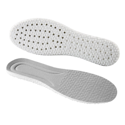 Steppers Insoles for Men Women, Massage Insole, Cloud Insole, Men's Comfortble Steppers Shoe Insoles Inserts, Memory Foam with Arch Surpport Insoles for Arch Pain,Advanced Sport Massaging Insoles Grey 35-36