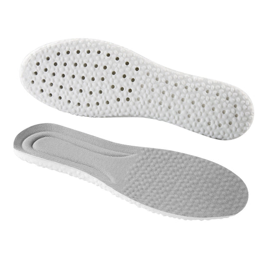 Steppers Insoles for Men Women, Massage Insole, Cloud Insole, Men's Comfortble Steppers Shoe Insoles Inserts, Memory Foam with Arch Surpport Insoles for Arch Pain,Advanced Sport Massaging Insoles Grey 39-40