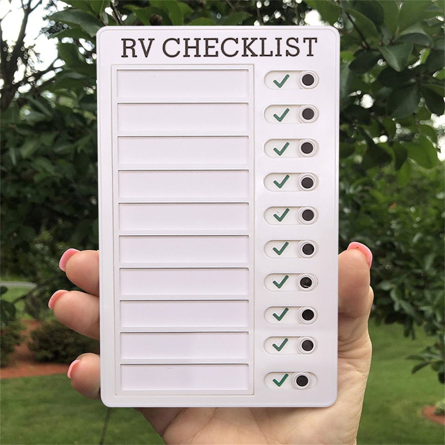 1Pc To Do List Checklist,Chores Chart for Man and Woman Chore Chart, Sliding Routine Chart to Do List, RV Checklist Task Planning Board, ADHD Tools Routine Visual Schedule Reminder(White5) Blue