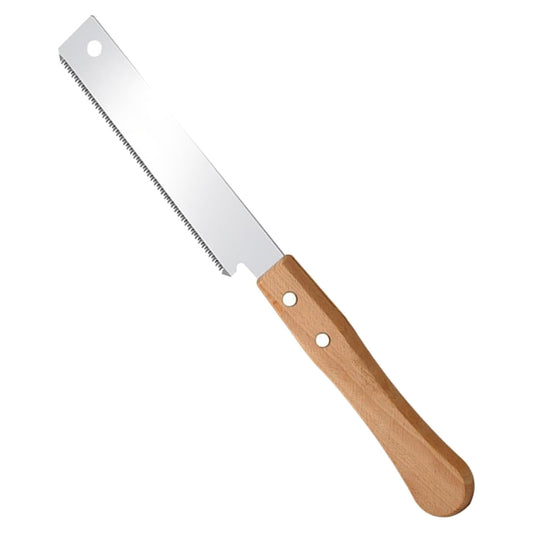 Japanese Pull Saw,Small Hand Saw, Japanese Double Pull Saw with Wooden Handle,Steel Blades and Wood Handles, Handsaw Cutting Edges, Flush Cutting Trim Tool for Carpentry(Silver2) Silver2