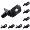20 Pcs Shelf Support Peg,L Shaped Metal Shelf Peg With Hole,6 Mm Cabinet Shelf Bracket Peg,L-Shaped Plated Shelf Pins Holders for Bookcase Kitchen Closet Shelf Shelves Furniture Cabinet,20PCS E