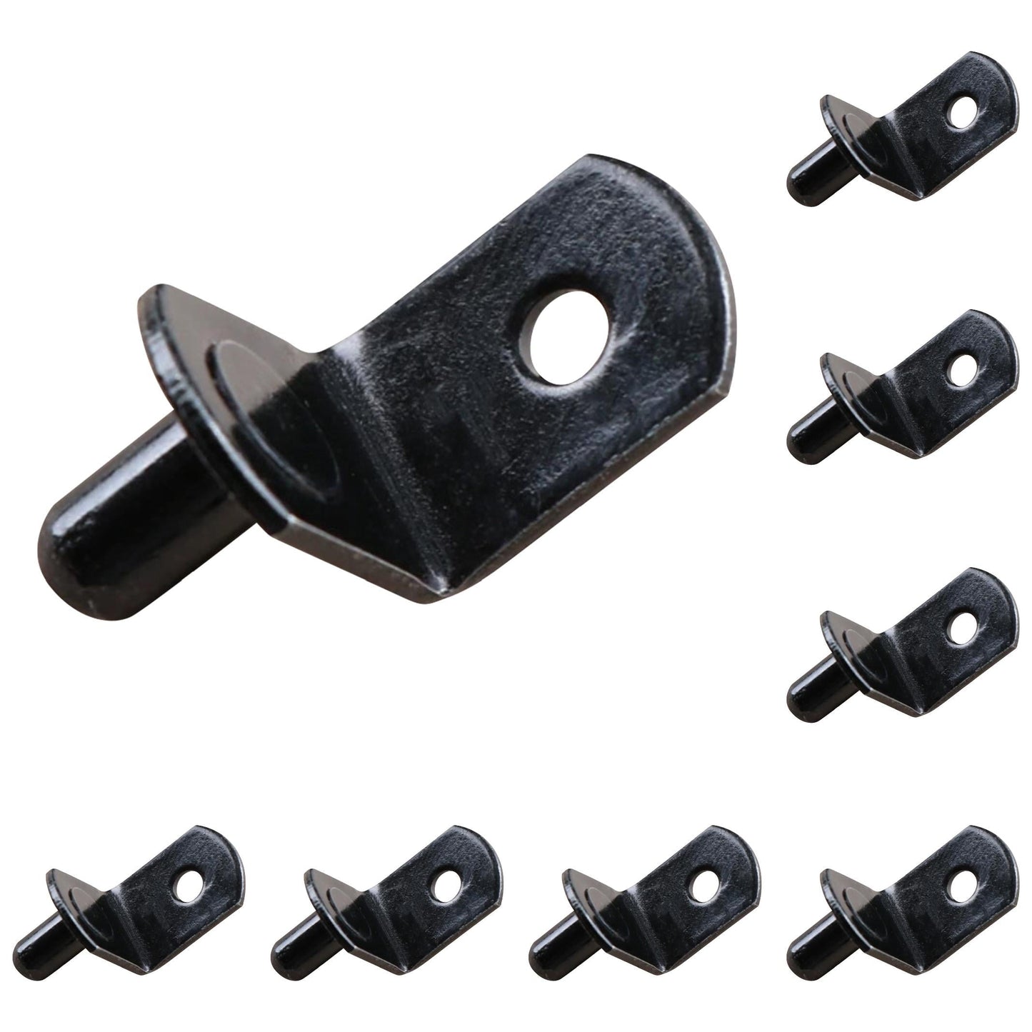 20 Pcs Shelf Support Peg,L Shaped Metal Shelf Peg With Hole,6 Mm Cabinet Shelf Bracket Peg,L-Shaped Plated Shelf Pins Holders for Bookcase Kitchen Closet Shelf Shelves Furniture Cabinet,20PCS E