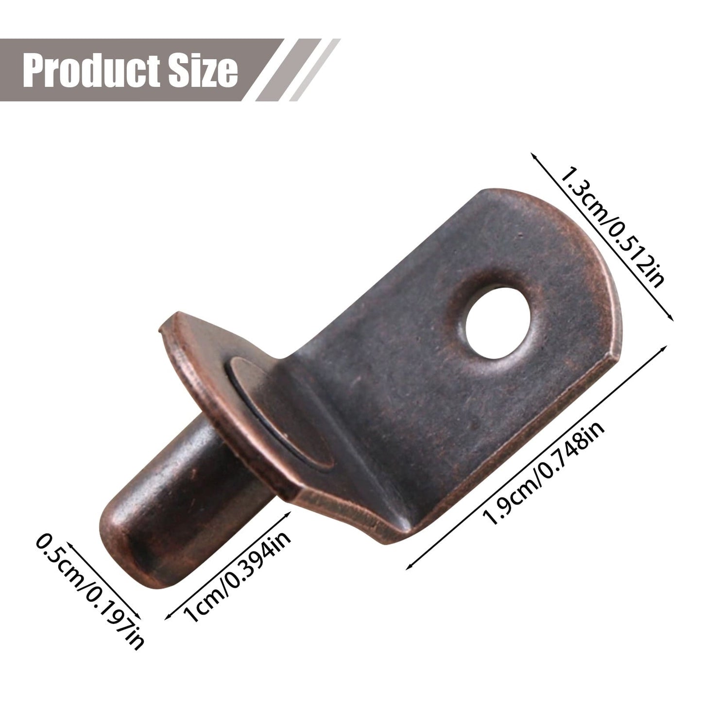 20 Pcs Shelf Support Peg,L Shaped Metal Shelf Peg With Hole,6 Mm Cabinet Shelf Bracket Peg,L-Shaped Plated Shelf Pins Holders for Bookcase Kitchen Closet Shelf Shelves Furniture Cabinet,20PCS E