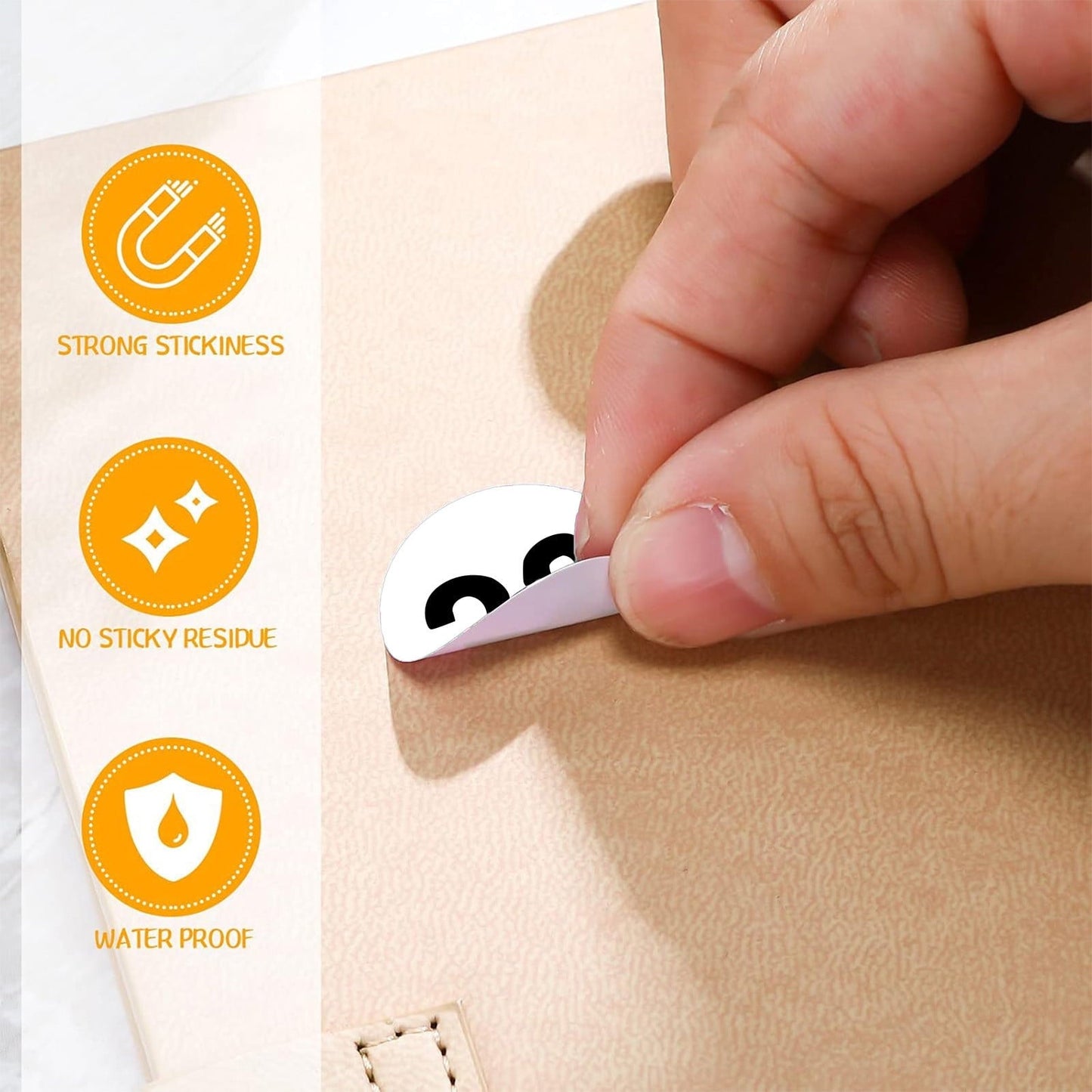 1 Inch Round Number Stickers,1-100 Multi-Color Self-Adhesive Labels for Mailbox,Scrapbook,and DIY Crafts,Easy to Peel and Stick on Various Surfaces,Durable Paper Material for Long-Lasting Use White