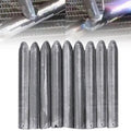 Low Temperature Universal Welding Rods, Metal Welding Arc Equipment, Easy Melt Aluminum Rods, Arc Welding Equipment Welding Equipment and Accessories, 9 Pcs, 3.07 Inches 3.07" Silver*9