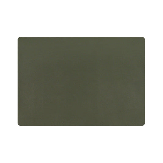 1 Pcs Placemats,Plastic Table Mats,16.93X11.81 Inch Rectangle Heat-Resistant Place Mat,Water-Proof Non-Slip Dining Table Mats,Wipeable Washable Placemats,Place Mats For Kitchen Table,Yellow Dark Green