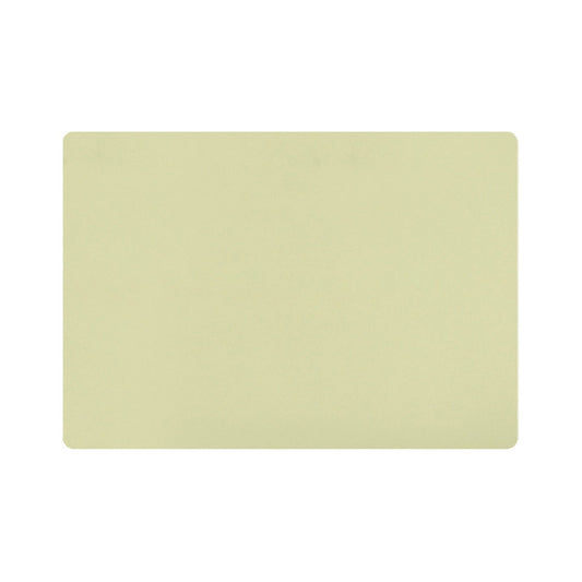 1 Pcs Placemats,Plastic Table Mats,16.93X11.81 Inch Rectangle Heat-Resistant Place Mat,Water-Proof Non-Slip Dining Table Mats,Wipeable Washable Placemats,Place Mats For Kitchen Table,Yellow Light Yellow