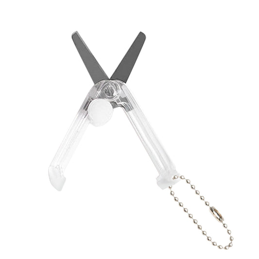 1 Pcs Mini Folding Scissors With Key Chain,1.85 Inch Keychain Scissors,Small Foldable Scissors,Portable Pocket Travel Scissors,Retractable Shears For Cutting, Scrapbooking, Crafting,(A,1.85x0.71 in) A