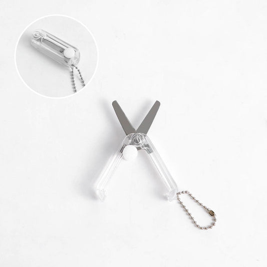 1 Pcs Mini Folding Scissors With Key Chain,1.85 Inch Keychain Scissors,Small Foldable Scissors,Portable Pocket Travel Scissors,Retractable Shears For Cutting, Scrapbooking, Crafting,(A,1.85x0.71 in) A