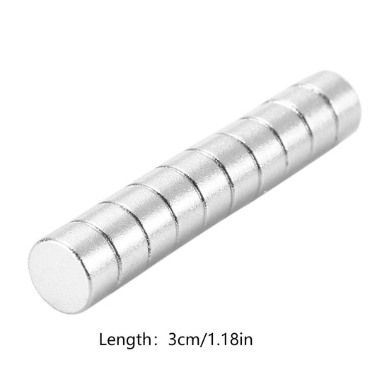 10 Pcs Small Strong Magnets,Strong Small Magnets,Magnets For Crafts,Small Round Magnets,Heavy-Duty Mini Round Magnets Refrigerator Magnets For Whiteboard,Diy Building,Kitchen,Office,School,1.18 in 10 PCS