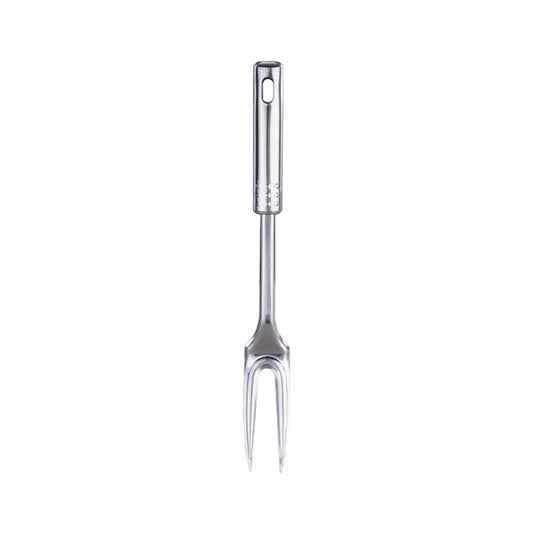 13-Inch Two Pronged Steak Fork Made of 304 Stainless Steel，Heavy Duty for Carving and Serving Meat，Comfortable Long Handle for Grilling and BBQ，Elegant Addition to Kitchen Utensils.