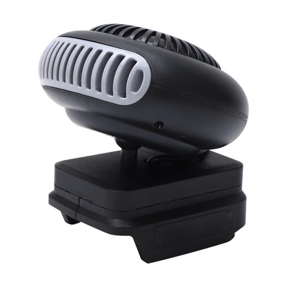 Portable Lithium Battery Fan with 3-in-1 Heating and Defogging,Large-Capacity Battery for Home,Car,or Outdoors,Safe Overheat Protection with Multiple Settings,Provides Instant Warmth Anywhere Section A5 (UK regulations).