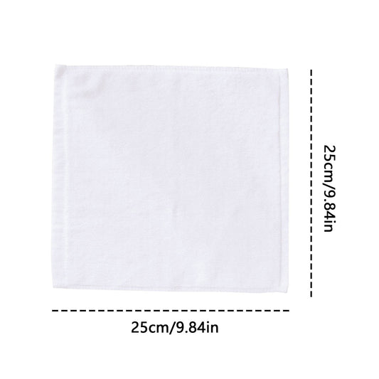10 Pcs Washcloths,Highly Absorbent and Soft White Face Towels,Reusable Absorbent Washcloths for Sensitive Skin,Multi-Purpose Washcloths and Hand Towels for Bathroom,Hotel,Spa and Gym(White*10) White*10