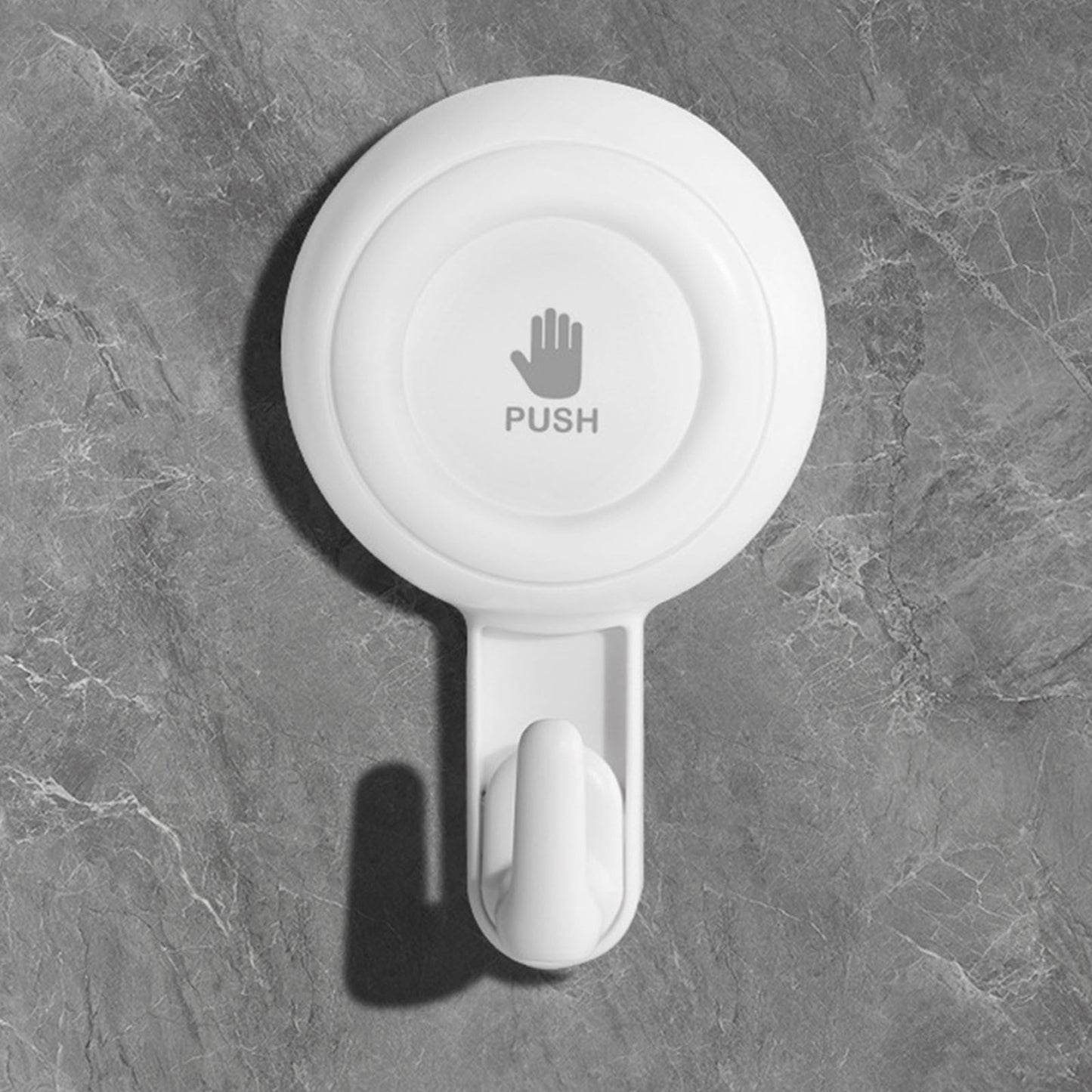 Powerful Suction Cup Shower Hooks for Towel, Loofah, 360° Rotatable Damage-free Hanging Versatile Wall Hooks for Inside Bathroom, Decoration, Removable Suction Holders, 1 Pcs, 4.37x2.67x1.81 4.37" x 2.67" x 1.81" White3