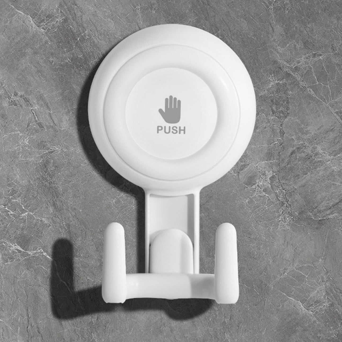 Powerful Suction Cup Shower Hooks for Towel, Loofah, 360° Rotatable Damage-free Hanging Versatile Wall Hooks for Inside Bathroom, Decoration, Removable Suction Holders, 1 Pcs, 4.37x2.67x1.81 4.37" x 2.67" x 1.81" White3