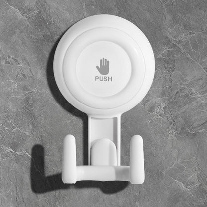 Powerful Suction Cup Shower Hooks for Towel, Loofah, 360° Rotatable Damage-free Hanging Versatile Wall Hooks for Inside Bathroom, Decoration, Removable Suction Holders, 1 Pcs, 4.37x2.67x1.81 4.37" x 2.67" x 1.81" White3
