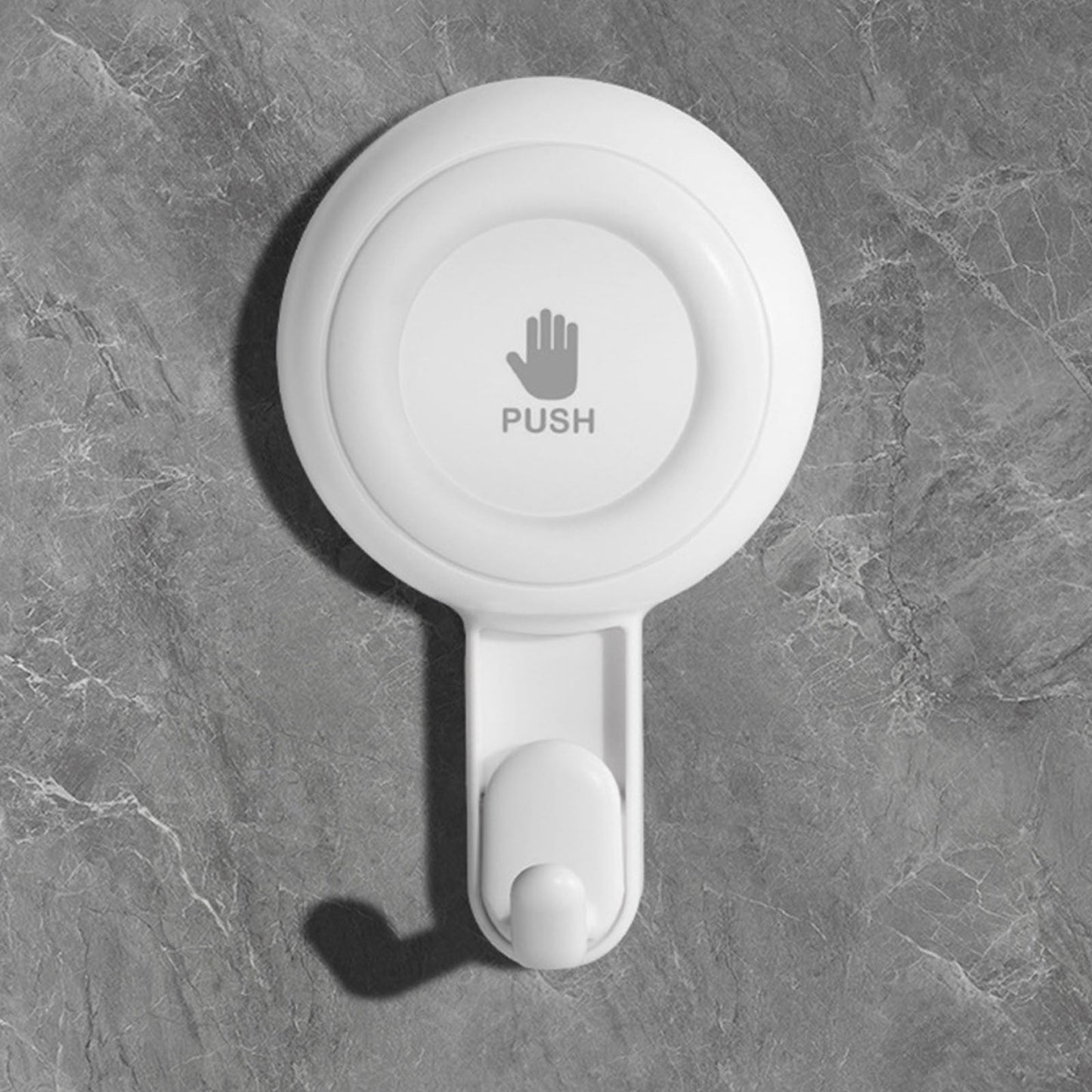 Powerful Suction Cup Shower Hooks for Towel, Loofah, 360° Rotatable Damage-free Hanging Versatile Wall Hooks for Inside Bathroom, Decoration, Removable Suction Holders, 1 Pcs, 4.37x2.67x1.81 4.37" x 2.67" x 1.81" White3