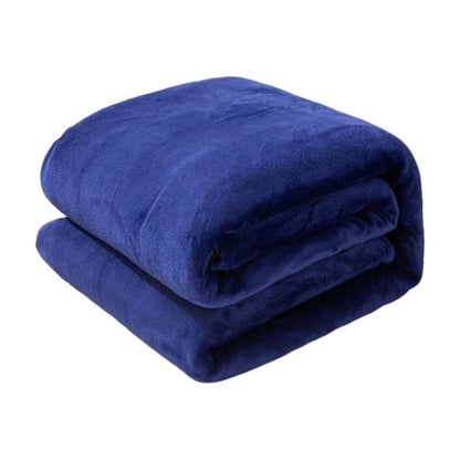 Fleece Throw Blanket for Couch,Super Soft Fuzzy Flannel Throw for Sofa, Luxury Plush Microfiber Bed Blanket, Cozy Home Decorative Velvet Gift Blanket,Fuzzy and Anti-Static(Grey 70x100cm) Blue1 70x100cm