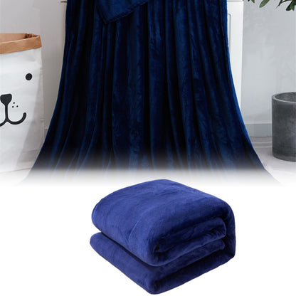 Fleece Throw Blanket for Couch,Super Soft Fuzzy Flannel Throw for Sofa, Luxury Plush Microfiber Bed Blanket, Cozy Home Decorative Velvet Gift Blanket,Fuzzy and Anti-Static(Grey 70x100cm) Blue1 70x100cm