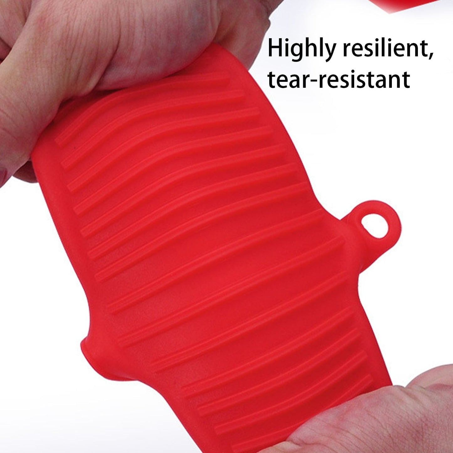 Oven Mitts Heat Resistant, Mini Oven Mitts, Mini Silicone Oven Gloves,Pinch Grips Mitts Potholder for Kitchen Cooking & Baking, 1 Pcs, 3.93x3.35 3.93" x 3.35" Red